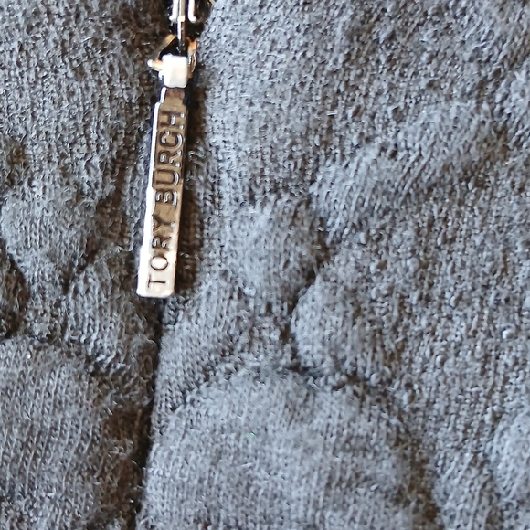 Tory Burch Black Sheath Mini Dress Mock Neck - Picture 5 of 11